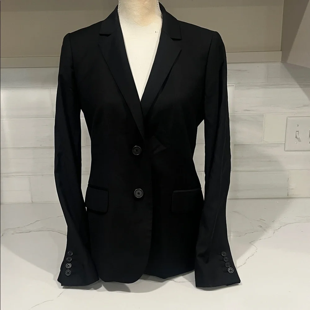 J. Crew Single Breasted Wool Classic Black Blazer 6